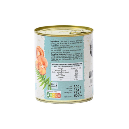 Lactaires délicieux (Conserve 395 g) - Maison Borde