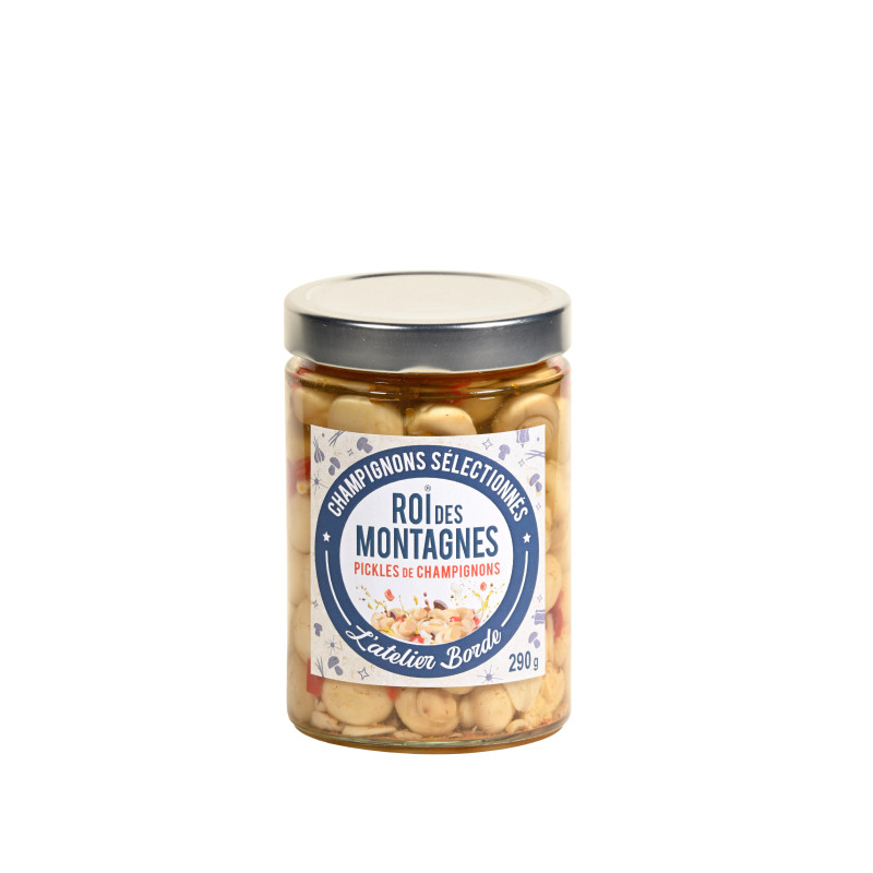 Pickles de champignons "Roi des Montagnes" 290 g - L'atelier Borde