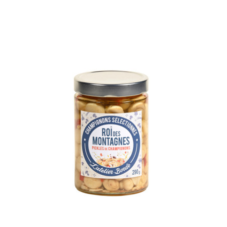 Pickles de champignons "Roi des Montagnes" 290 g - L'atelier Borde
