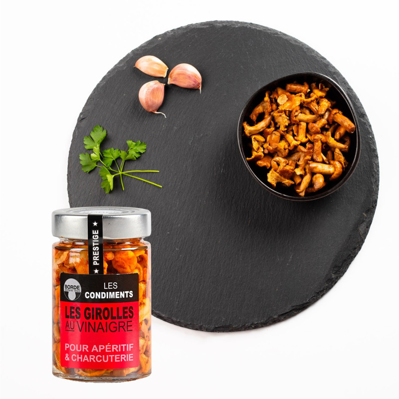 Les Girolles au vinaigre (Gamme Prestige) - Maison Borde