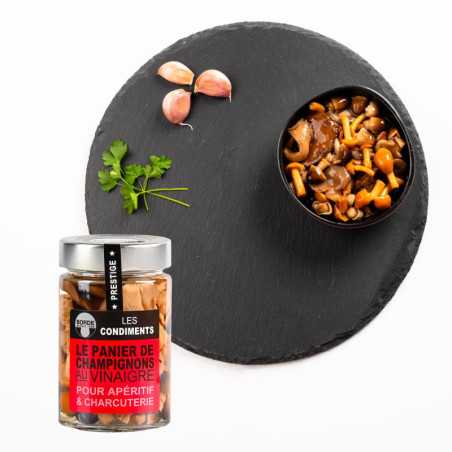 Le Panier de champignons au vinaigre (Gamme Prestige) - Maison Borde