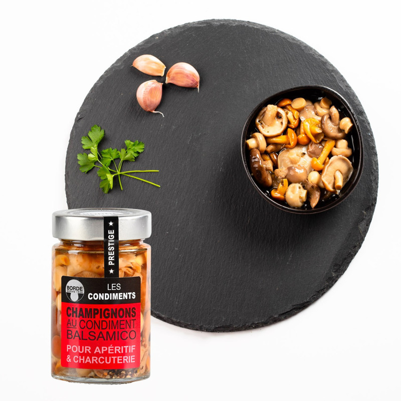 Champignons au condiment Balsamico (Gamme Prestige) - Maison Borde