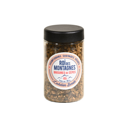 Brisures de cèpes séchés "Roi des Montagnes" 80 g - L'atelier Borde