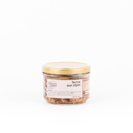 Terrine aux cèpes350 g - Maison Borde