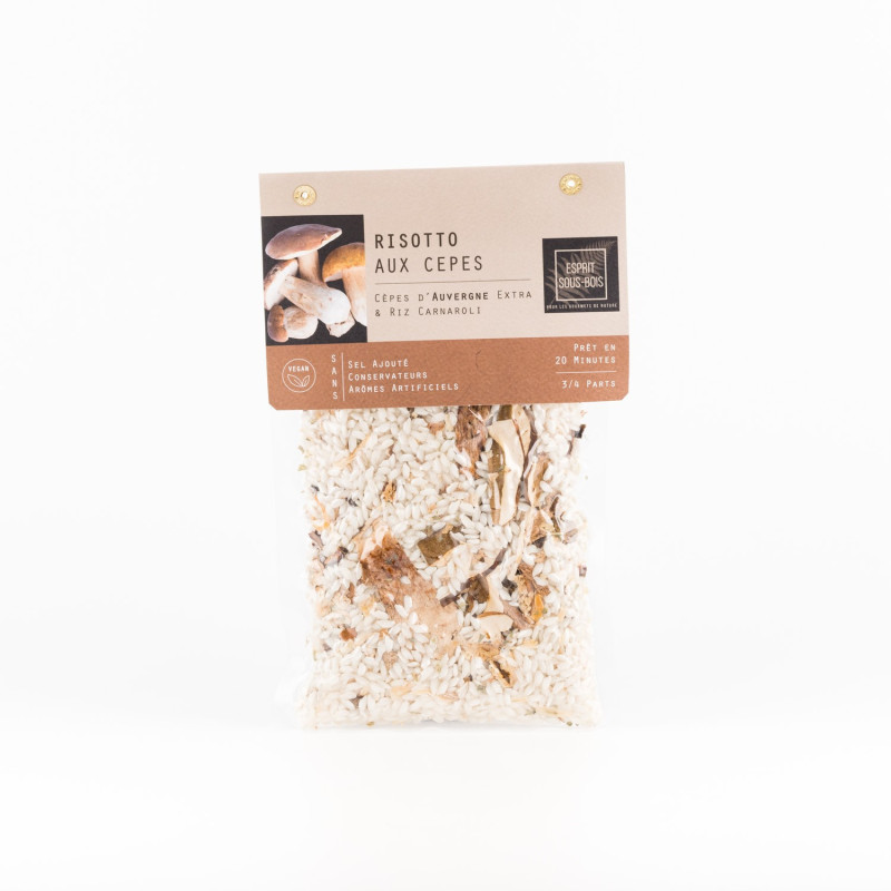 Risotto aux cèpes d'Auvergne extra - Maison Borde