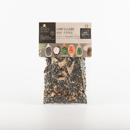 Lentillade aux cèpes d'Auvergne extra220 g - Maison Borde