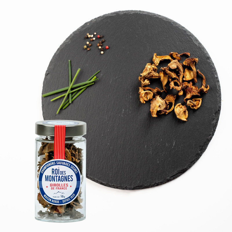 Girolles de France séchées 15 g - Maison Borde