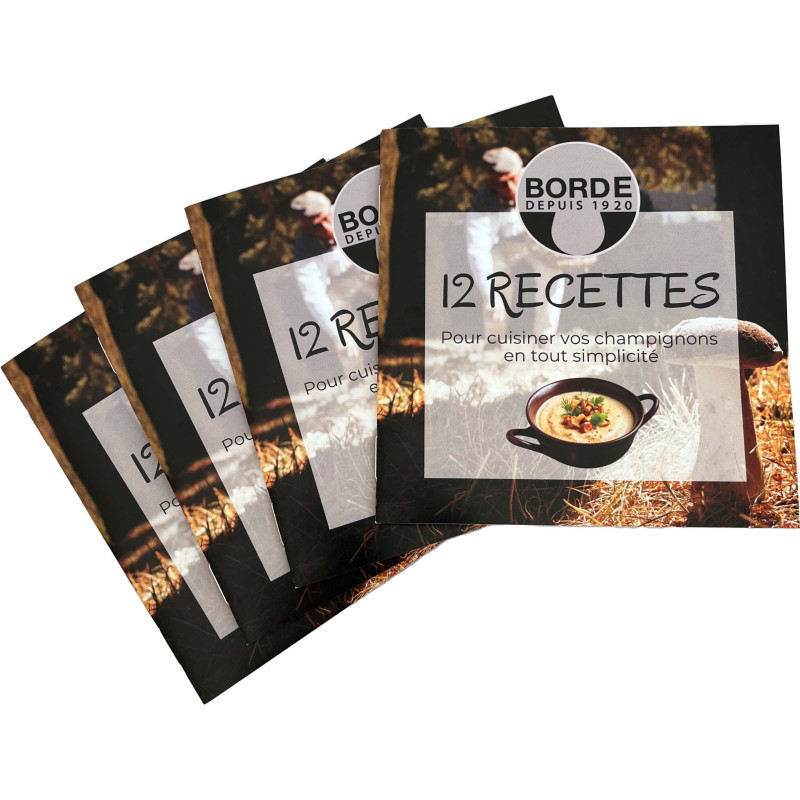 Livret recettes pour cuisiner vos champignons - Maison Borde