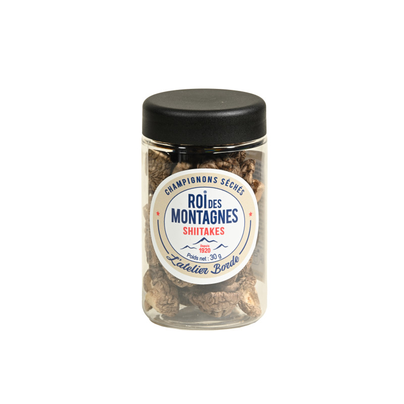Shiitakes séchés "Roi des Montagnes" 30 g - L'atelier Borde