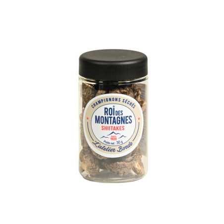 Shiitakes séchés "Roi des Montagnes" 30 g - L'atelier Borde