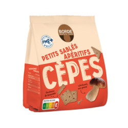 Petits sablés apéritifs aux cèpes - 100 g