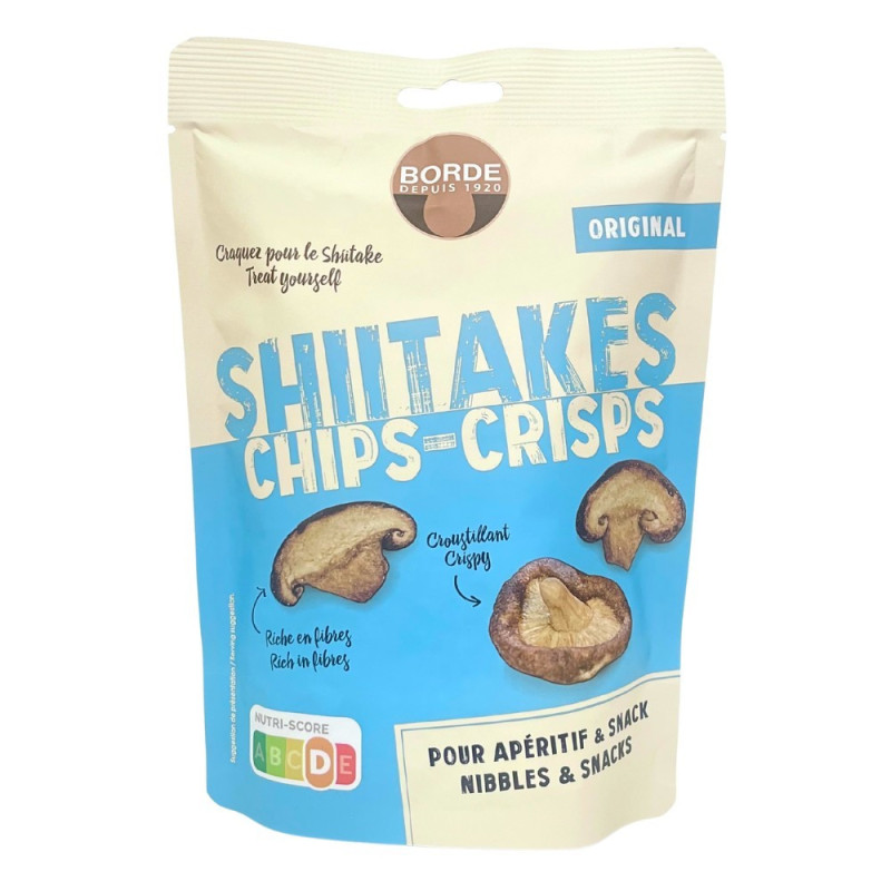 Chips de shiitakes "Original" 50 g - Maison Borde