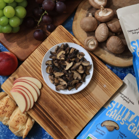 Chips de shiitakes "Original" 50 g - Maison Borde