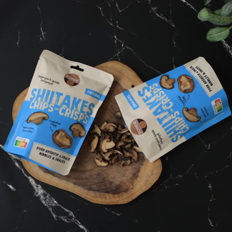 Chips de shiitakes "Original" 50 g - Maison Borde