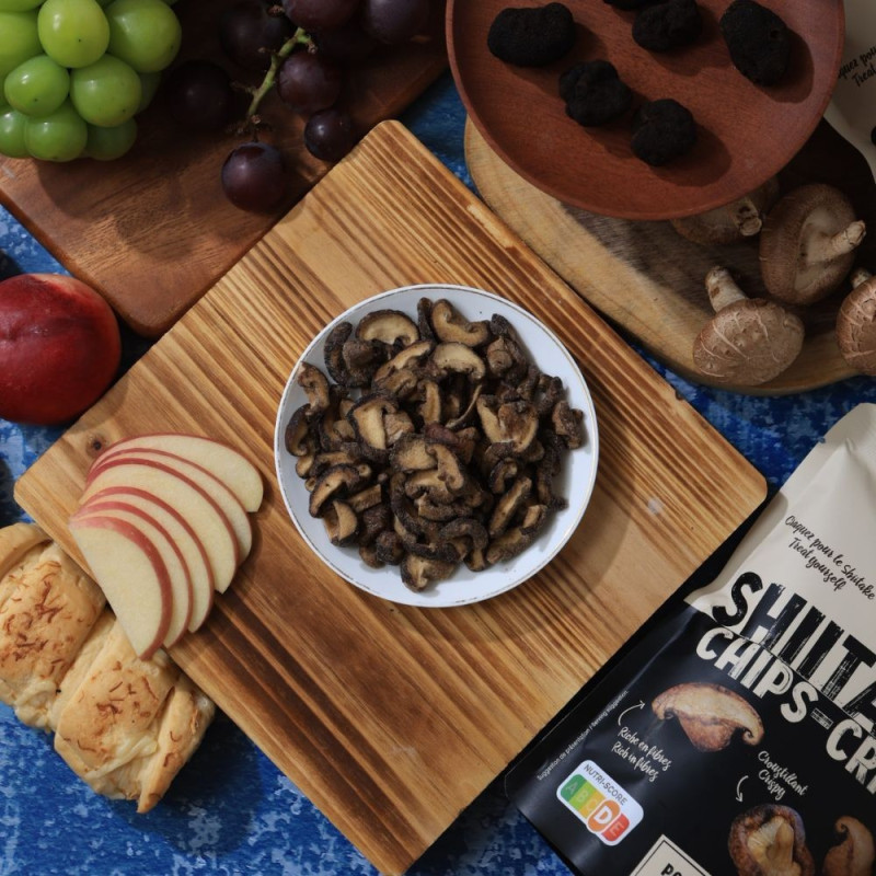 Chips de shiitakes "Saveur truffe" 50 g - Maison Borde