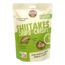 Chips de shiitakes "Saveur Wasabi" - 50 g