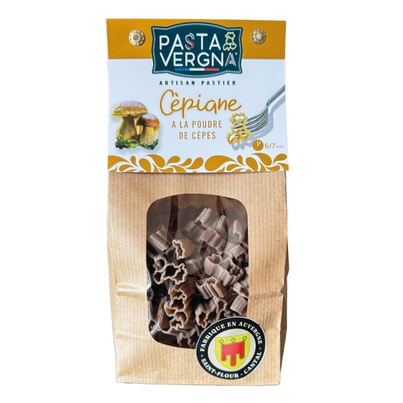 Pâtes aux cèpes "Cépiane" 250 g - Maison Borde