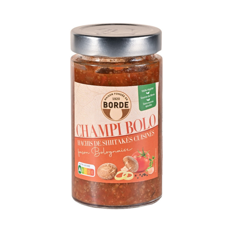 Champi Bolo (Hachis de shiitakes cuisinés 300 g) - Maison Borde