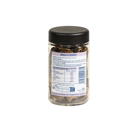 Morilles séchées "Roi des Montagnes" 25 g - L'atelier Borde