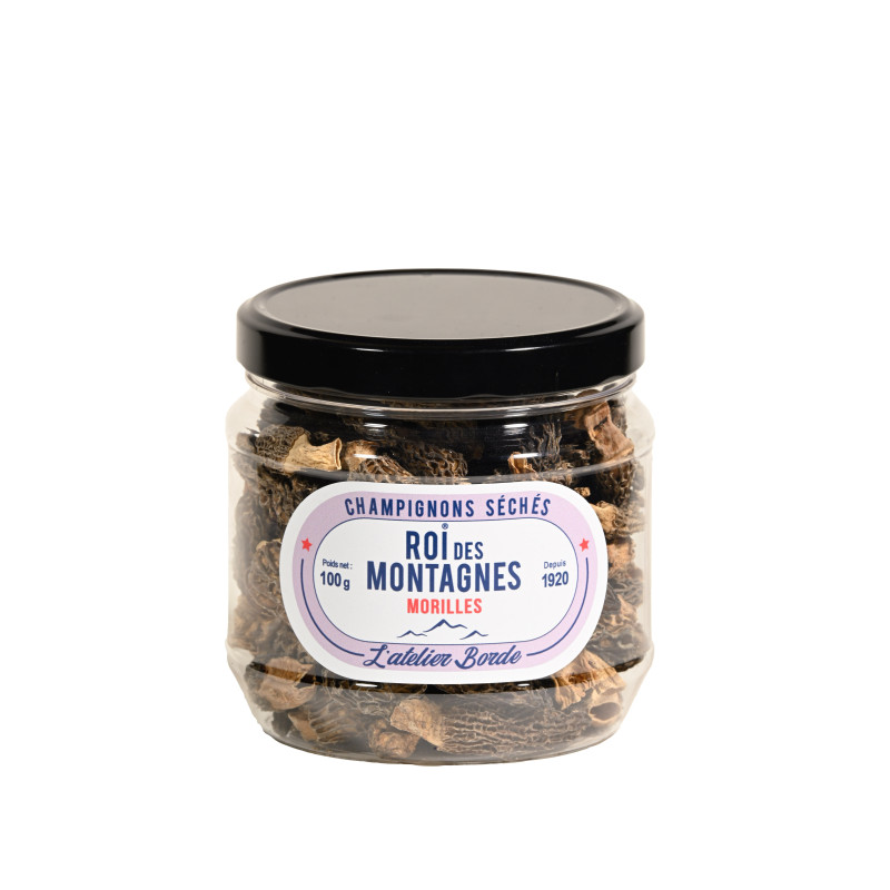 Morilles séchées "Roi des Montagnes" 100 g 100 g - L'atelier Borde