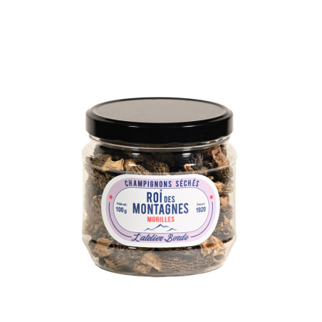Morilles séchées "Roi des Montagnes" 100 g 100 g - L'atelier Borde