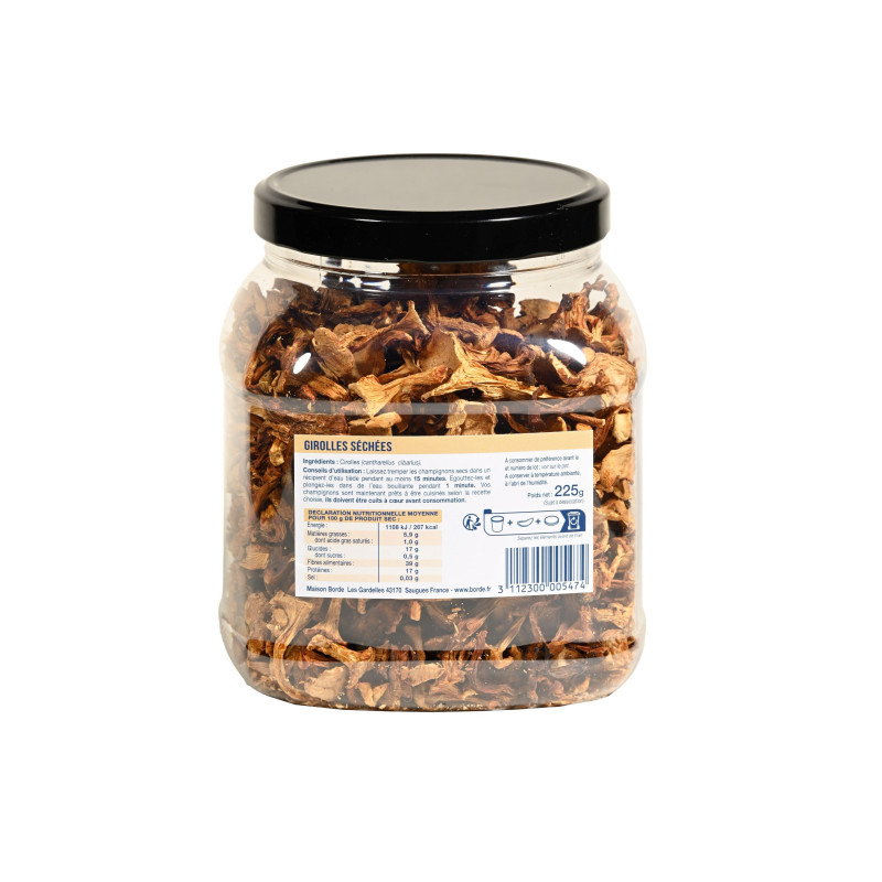 Girolles séchées "Roi des Montagnes" 225 g 225 g - L'atelier Borde