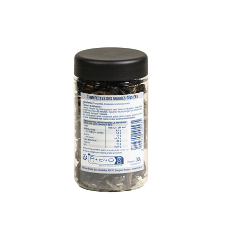 Trompettes séchées "Roi des Montagnes" 30 g- L'atelier Borde