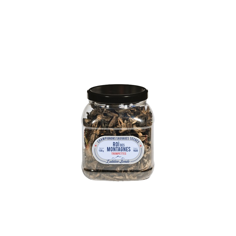 Trompettes séchées "Roi des Montagnes" 130 g 130 g - L'atelier Borde