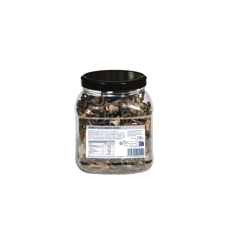 Trompettes séchées "Roi des Montagnes" 130 g 130 g - L'atelier Borde