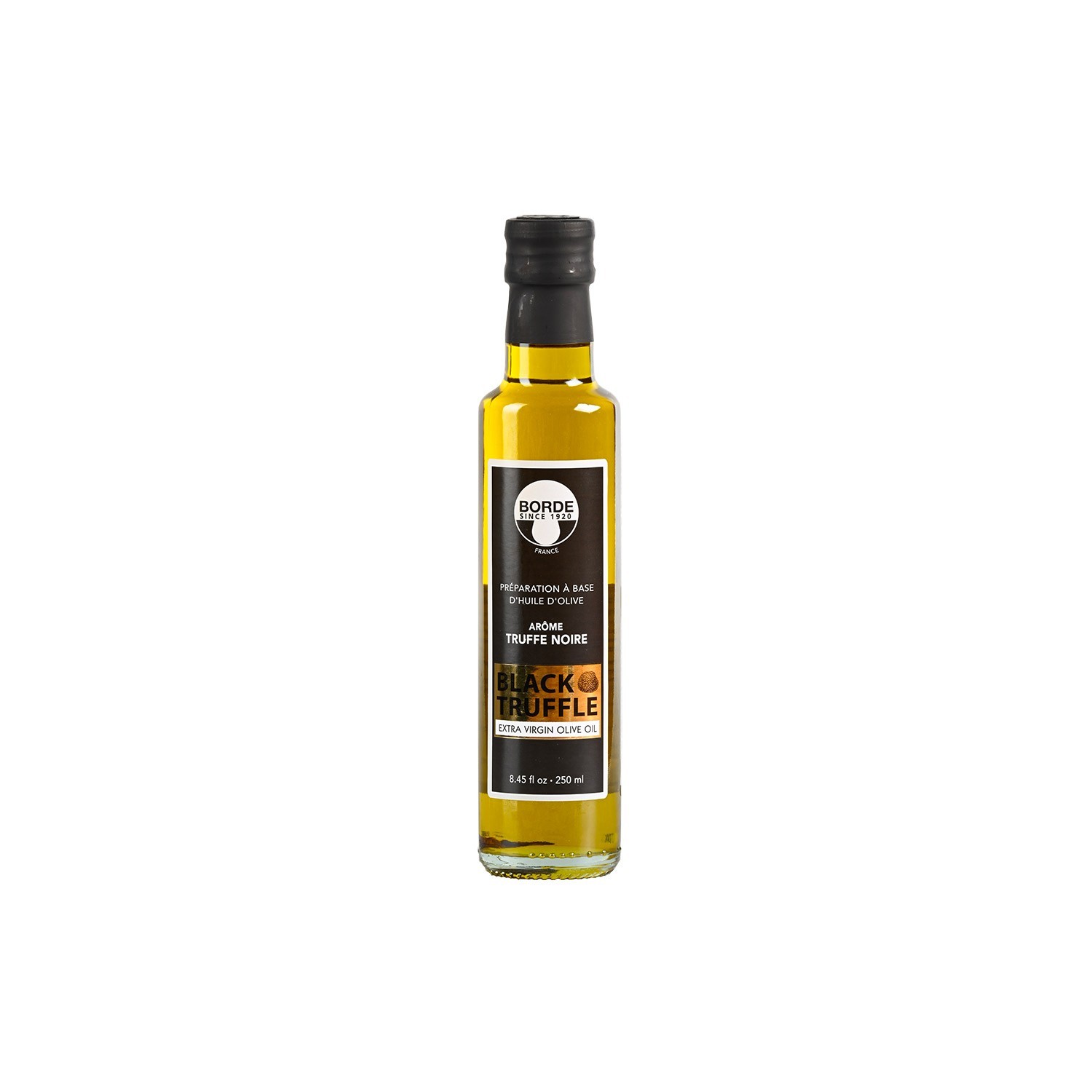 Huile d'olive aromatisée à la Truffe noire - Maison Laury