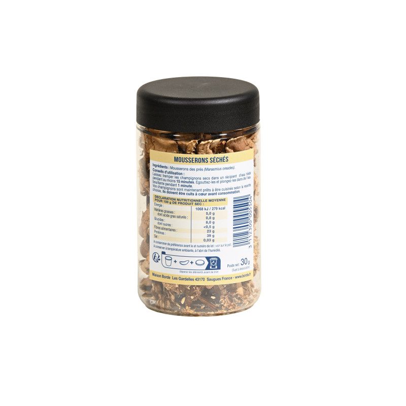Mousserons séchés "Roi des Montagnes" 30 g - L'atelier Borde