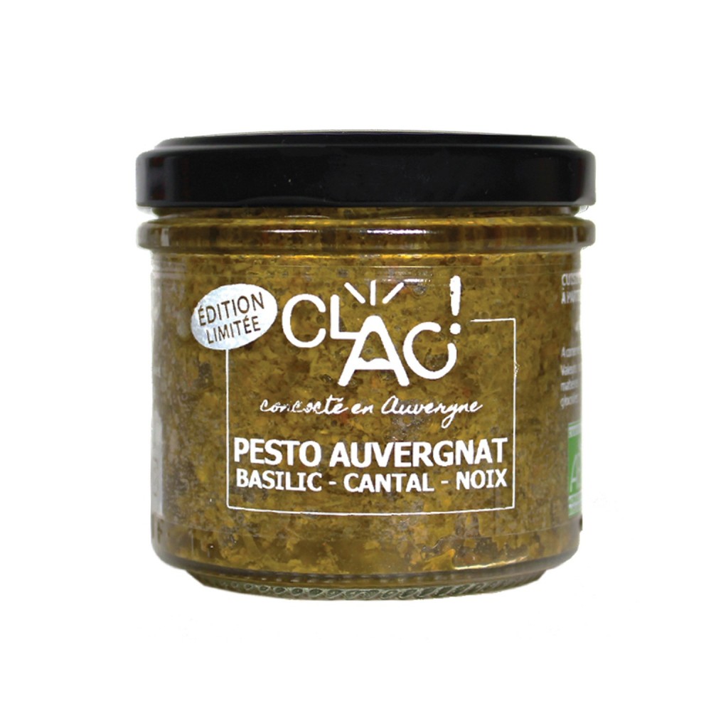 Pesto Auvergnat au basilic, cantal et noix