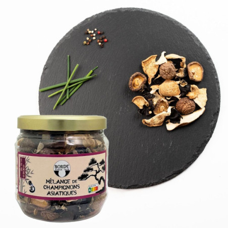 Mélange de champignons asiatiques séchés (Gamme asiatique) - Maison Borde
