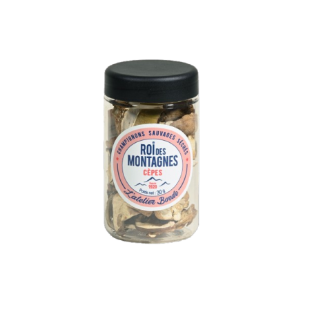 Cèpes séchés "Roi des Montagnes" - L'atelier Borde 30g