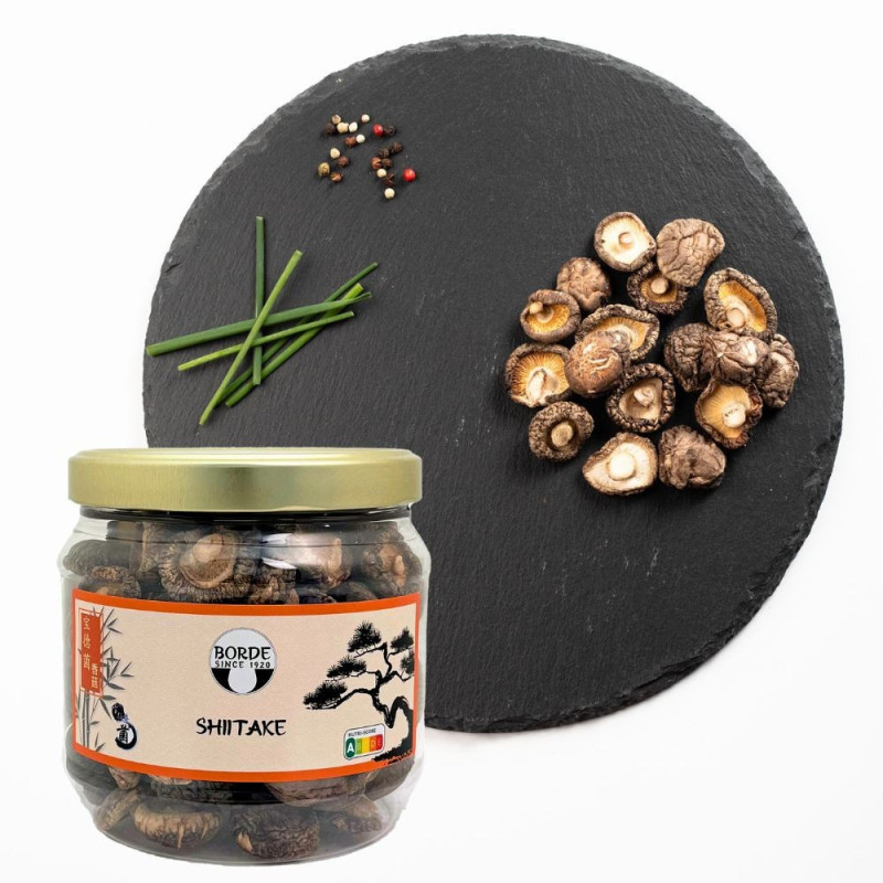 Shiitakés entiers séchés (Gamme asiatique) - Maison Borde