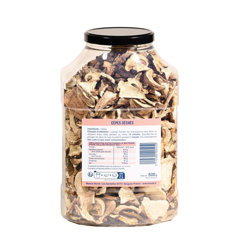 Cèpes séchés "Roi des Montagnes" 500 g 500 g - L'atelier Borde