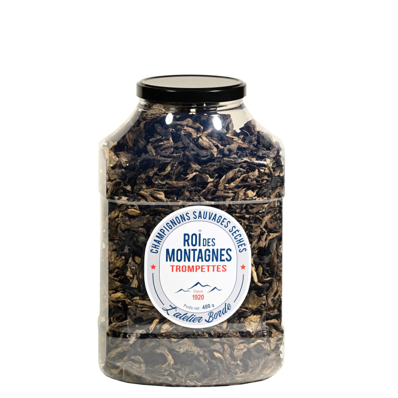 Trompettes séchées "Roi des Montagnes" 400 g 400 g - L'atelier Borde