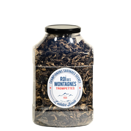 Trompettes séchées "Roi des Montagnes" 400 g 400 g - L'atelier Borde