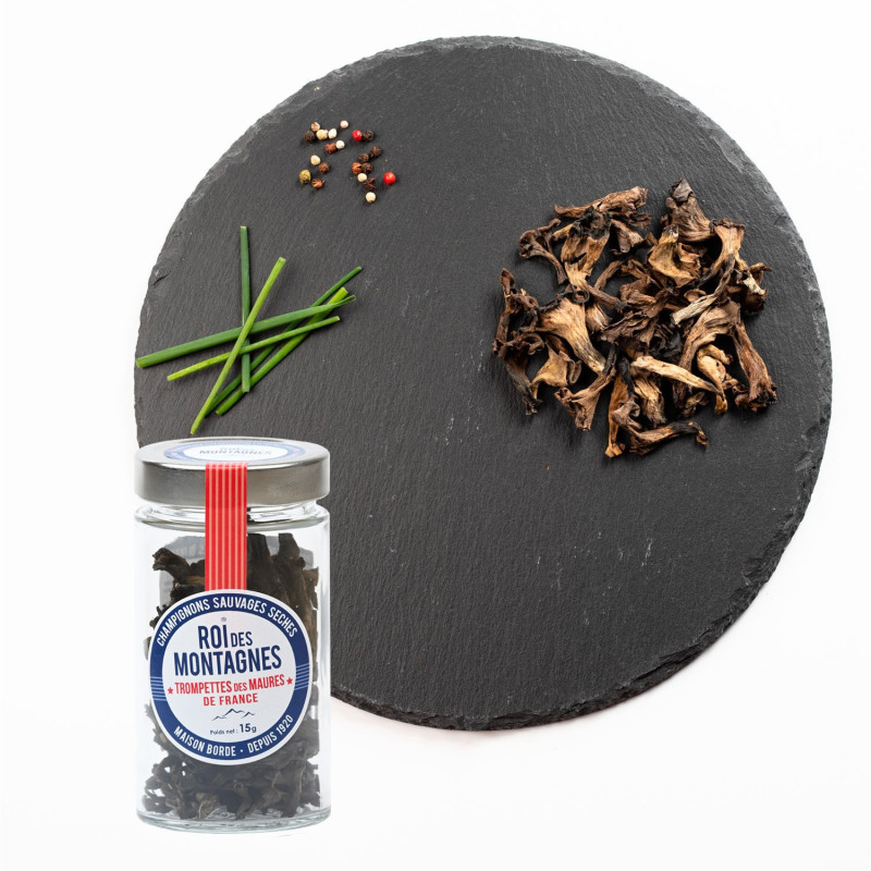 Trompettes des Maures de France séchées 15 g - Maison Borde