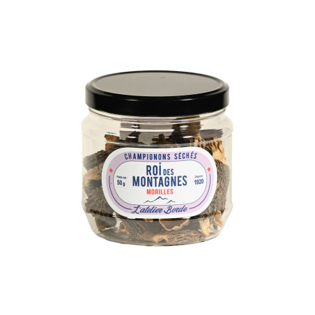 Morilles séchées "Roi des Montagnes" 50 g 50 g - L'atelier Borde