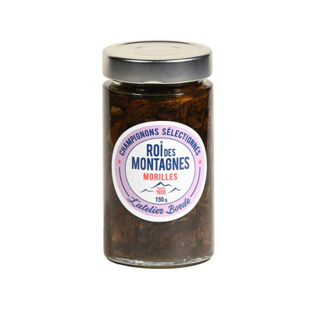 Morilles en bocal "Roi des Montagnes" 150 g - L'atelier Borde